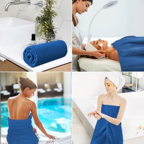 HOMEXCEL Bath Towels 2PK, Microfiber Ultra Soft Bathroom Towel, 27x54 in - Image 7