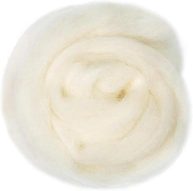 Catopia Wool Roving Yarn, 100G/3.53OZ Soft Felting Wool Pure Chunky Roving Yarn by Catopia