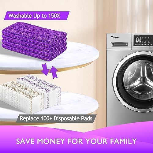 6 Pack Reusable Power Mop Refill Pads - Image 4