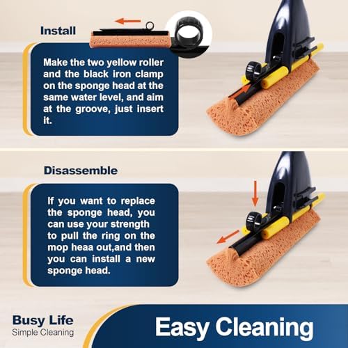Yocada Sponge Mop Replacement Refill Head - Image 3