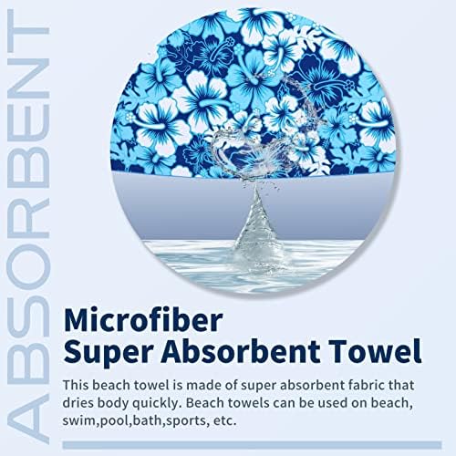 TwoYek Microfiber Beach Towels Extra Large 71x32 inches 6 Pack Bulk - Image 6