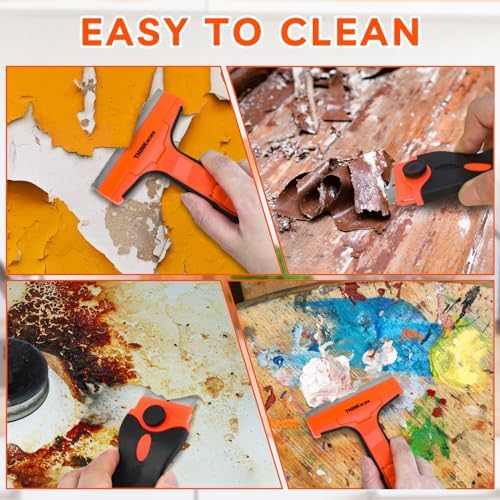 2Pack Razor Blade Scraper with 40Pcs Blades - Image 4