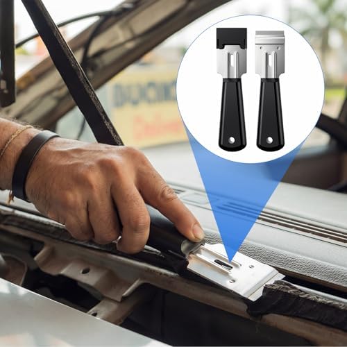 4 Pcs Wide Windshield Pinchweld Scraper Sticker Removal Tool - Image 5