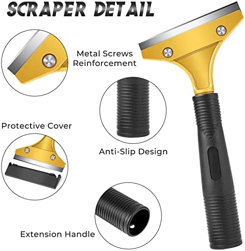 DIYSELF Razor Blade Scraper, Heavy Duty Tile Scraper - Image 3