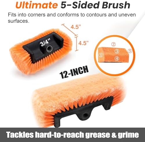ARTIPOLY 12" Car Wash Brush Head - Image 3