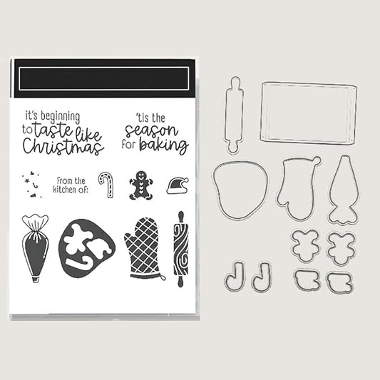 2025-2026 Stamps and Dies for Card Making, Stamps and Dies Set 2025 for Christmas and Halloween, Die Cut DIY Various Festivals Album Scrapbooking Birthdays Greeting Card (M4342)