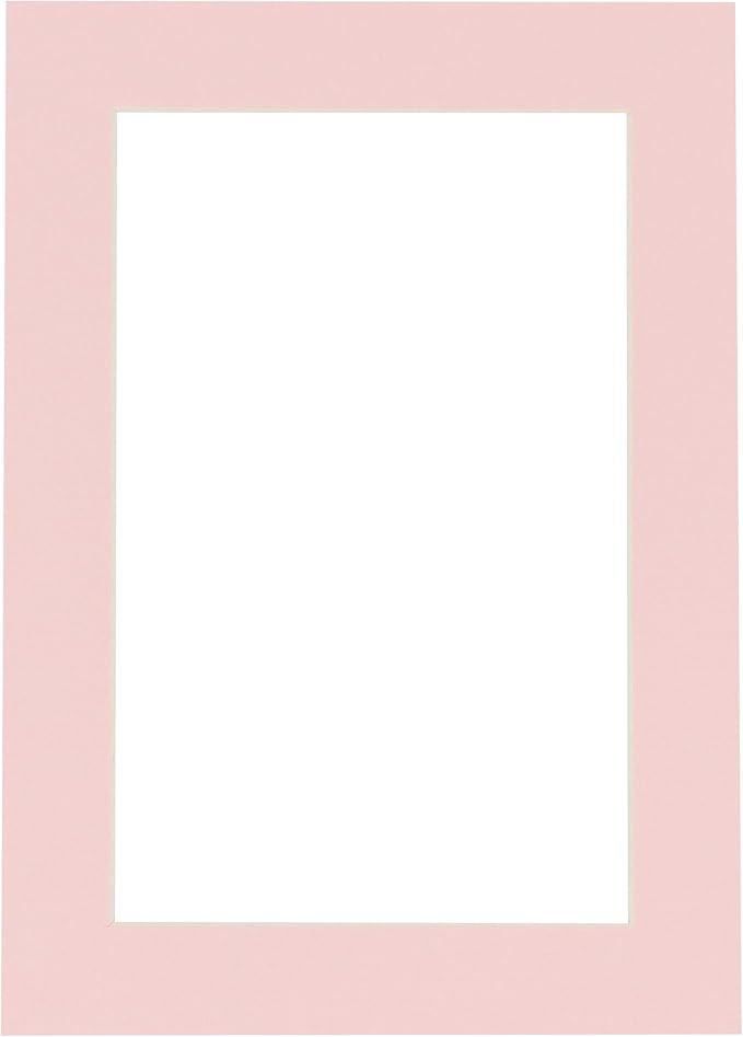 11x14 Mat for 8.5x11 Photo - Precut Soft Pink Picture Matboard for Frames Measuring 11 x 14 Inches - Bevel Cut Matte to Display Art Measuring 8.5 x 11 Inches - Acid Free ONE MAT