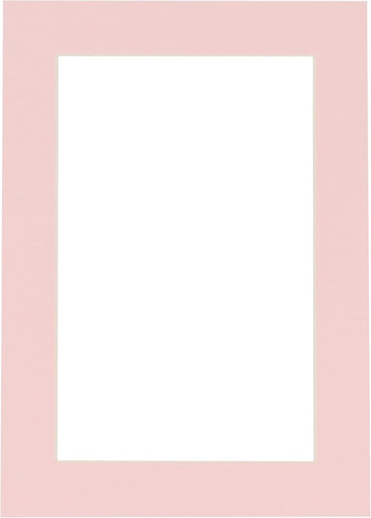 11x14 Mat for 8.5x11 Photo - Precut Soft Pink Picture Matboard for Frames Measuring 11 x 14 Inches - Bevel Cut Matte to Display Art Measuring 8.5 x 11 Inches - Acid Free ONE MAT