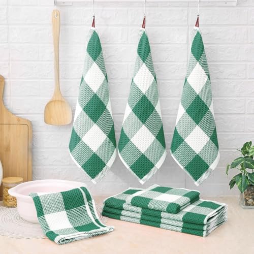 Homaxy Kitchen Towels and Dishcloths Set of 12 - Image 2
