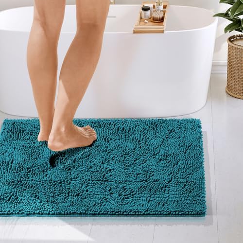 Hearth & Harbor Bathroom Rugs, Chenille Bath Mat - Image 4