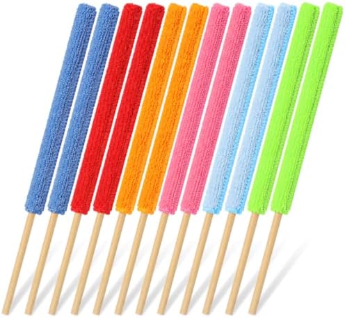 12 Pcs Microfiber Detail Duster Sticks, Cleaning Brush Vent Cleaner by Unknown