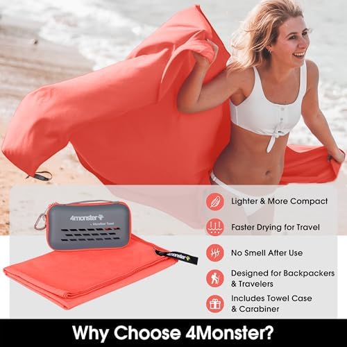 4Monster Quick Dry Travel Towel - Image 2