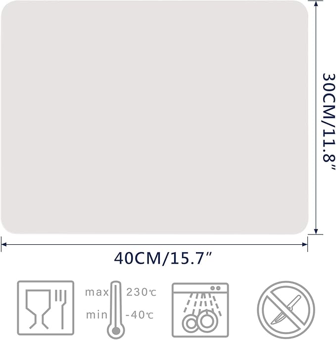 Gartful 2 Pack Silicone Crafting Mats, 15.7" x 11.8" Silicone Mat - Image 2