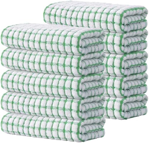 Kitinjoy Cotton 10 Pack Terry Kitchen Towels by Kitinjoy
