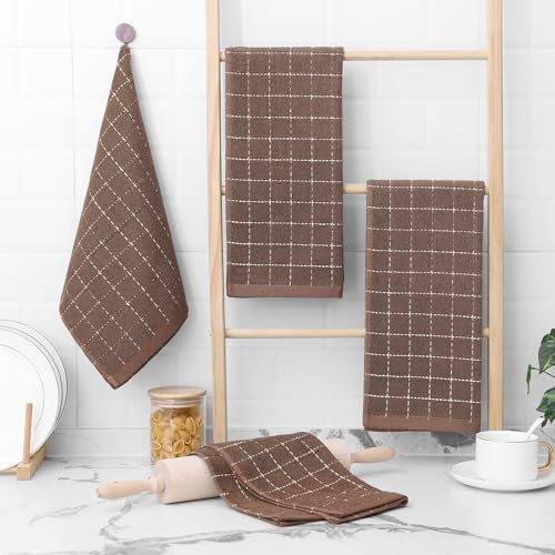Homaxy 100% Cotton Terry Kitchen Towels, 7 Pack - Image 6