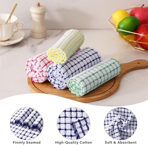 Kitinjoy Cotton 10 Pack Terry Kitchen Towels - Image 3
