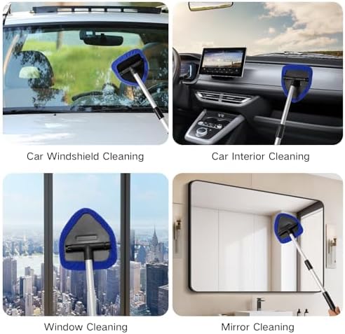 Qydipclin 10pcs Windshield Cleaning Tool Car Interior Window Cleaner Kit - Image 6