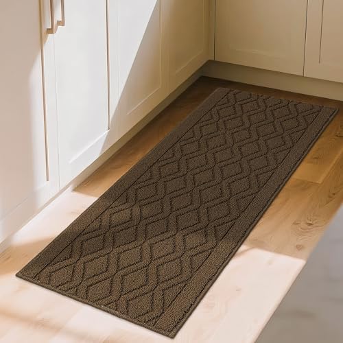 COSY HOMEER Kitchen Rugs and Mats 20"x48" Non Slip Kitchen Mats by COSYHOMEER