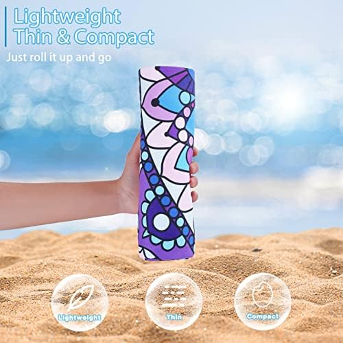 TwoYek Microfiber Beach Towel Extra Large 71x32 inches 6 Pack Bulk - Image 2