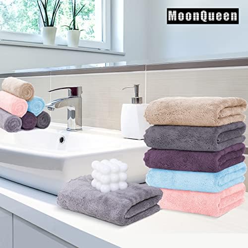 MOONQUEEN 6 Pack Premium Hand Towels - Image 2