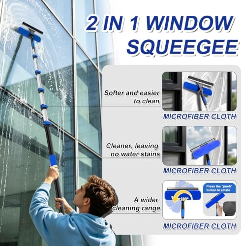 Buyplus 30FT Reach Solar Panel Cleaning Brush Kit - Image 4