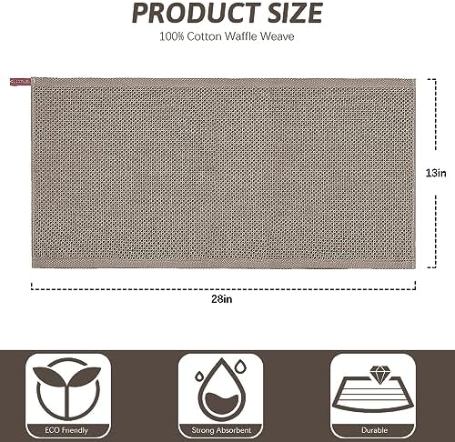 Nialnant 6 Pack Kitchen Hand Towels, 100% Cotton Dish Towels - Image 2