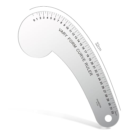 KEARING 32CM French Curve for Pattern Making, Vary Form Curve Ruler | Aviation - Image 2