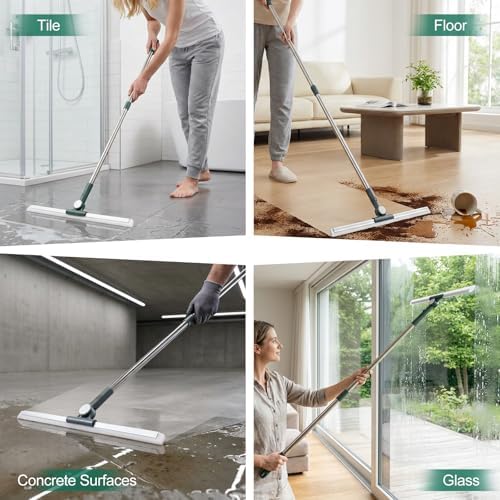 29"-49" Telescopic Pole Floor Squeegee - Image 3