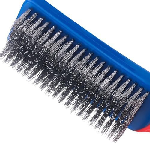 Wire Brushes 2 Pcs Steel Brushes Heavy Duty Carbon Steel and Stainless Steel - Image 5