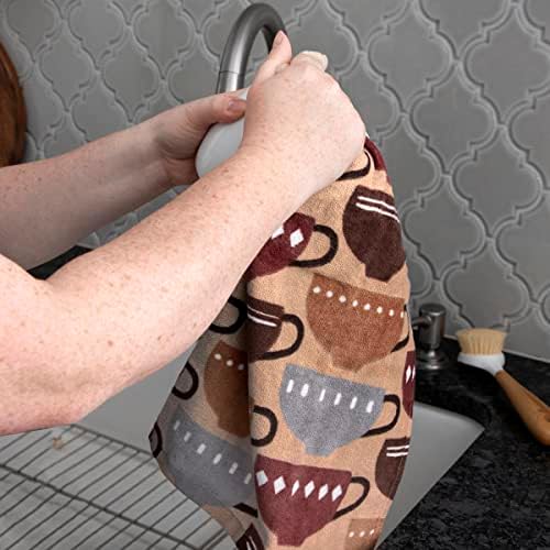 T-Fal Fiber Reactive Print Kitchen Towels: Highly Absorbent, Super Soft - Image 2