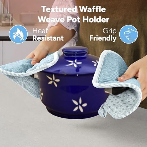 Casa Platino BBQ Gloves & Potholders Set, Holder - Image 5