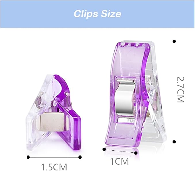 500 Pcs Multipurpose Quilting Clips Premium Sewing Clips - Image 3