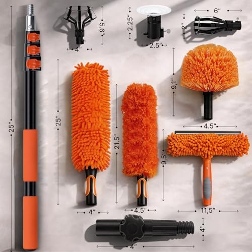 High Ceiling Duster Kit with 20FT Extension Pole & Light Bulb Changer - Image 2
