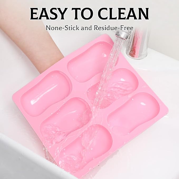 SJ Silicone Soap Molds 2 Packs, DIY Soap Molds - Image 5