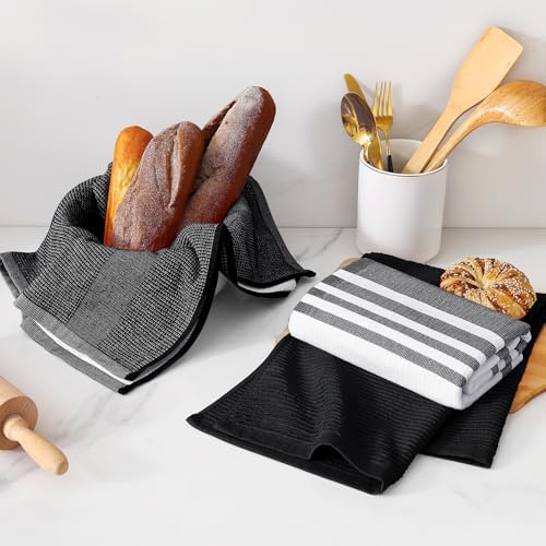 Homaxy Cotton 380 GSM Premium Kitchen Towels, 3 Pack - Image 6