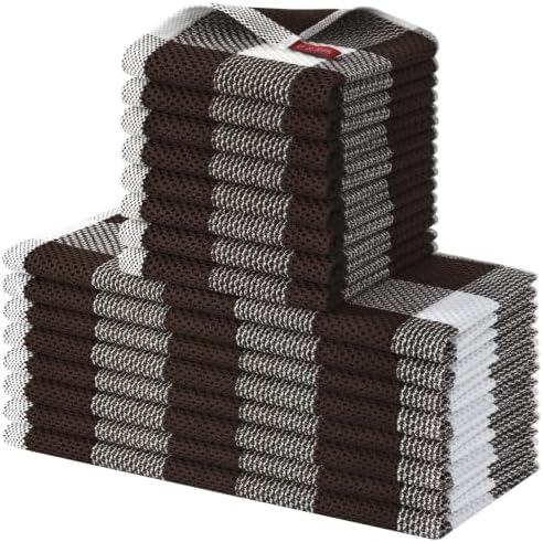 Homaxy Kitchen Towels and Dishcloths Set of 16 by Homaxy