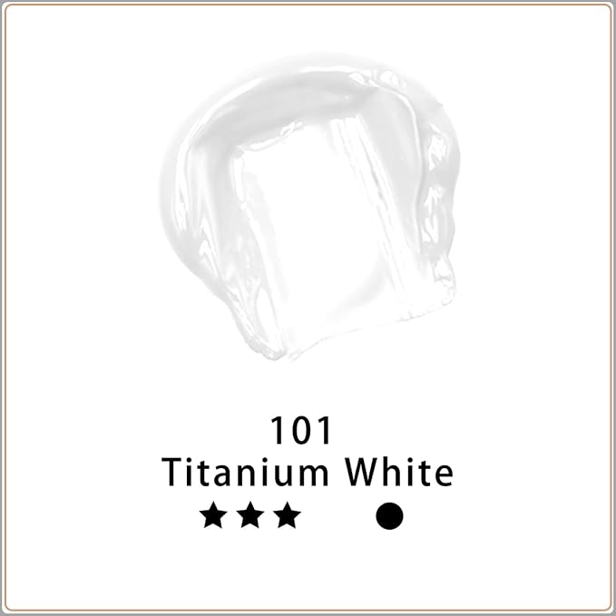 Artecho Titanium White Acrylic Paint 500ml / 17oz Large Bottle | Semi Glossy - Image 2
