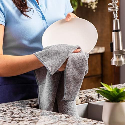 Microfiber Wholesale 16" x 24" Pro Multi Surface Microfiber Towels | Case of - Image 4