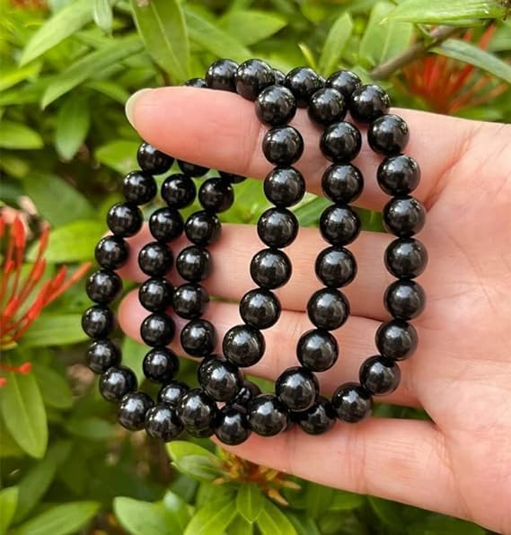 Zenkeeper About 180 Pcs Black Obsidian Beads - Image 4