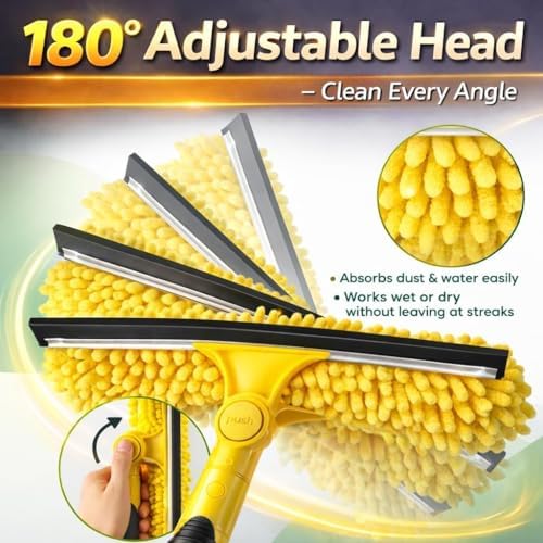 20 Feet High Reach Squeegee Window Cleaner Kit - Image 5