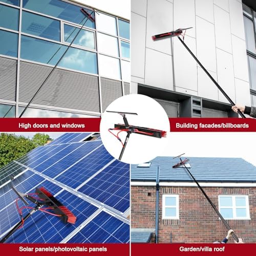26ft Long Reach Solar Panel Cleaning Kit - Image 4