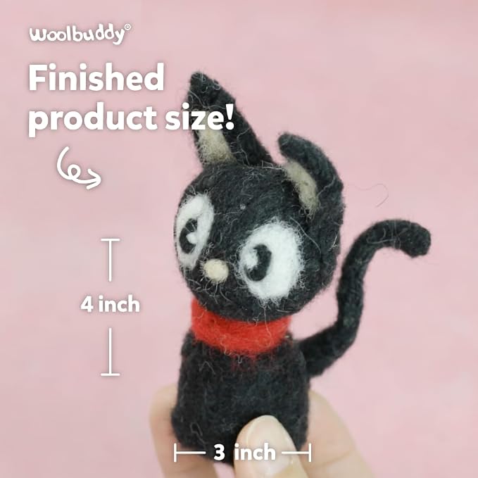 Woolbuddy Needle Felting Kit for Beginner Adults, Starter Set - Image 2