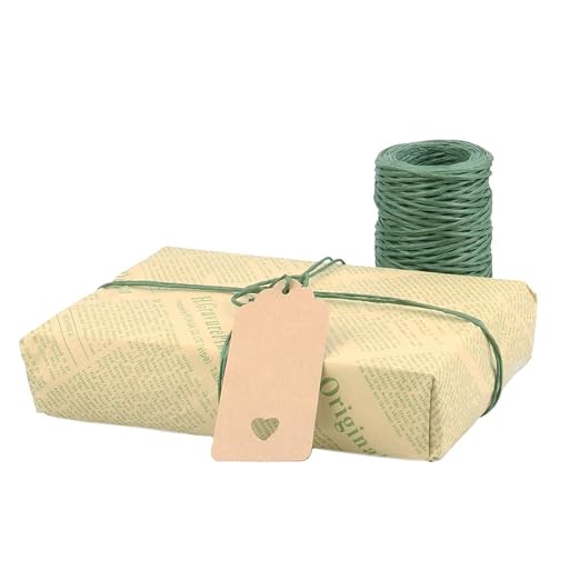 Floral Wire, Rustic Paper Wrapped Metal Wire 14 Gauge 164 Feet | Bind Wire Twine - Image 4
