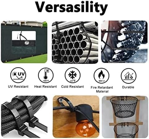 250lb Extra Long Zip Ties Heavy Duty 36 Inch Outdoor, Large Cable Tie Wraps - Image 4