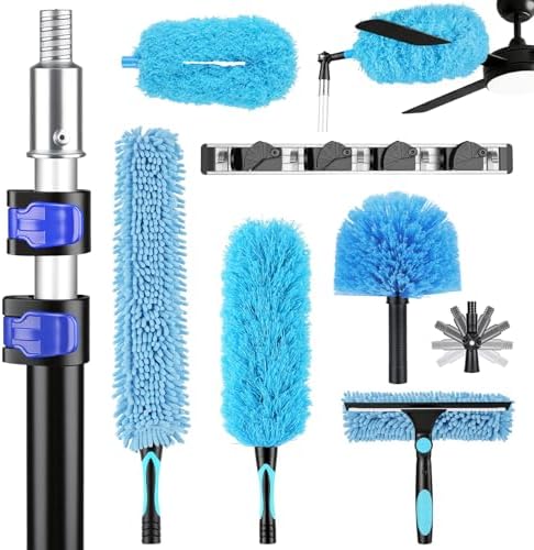 20ft High Reach Extendable Duster Kit by Fabuday