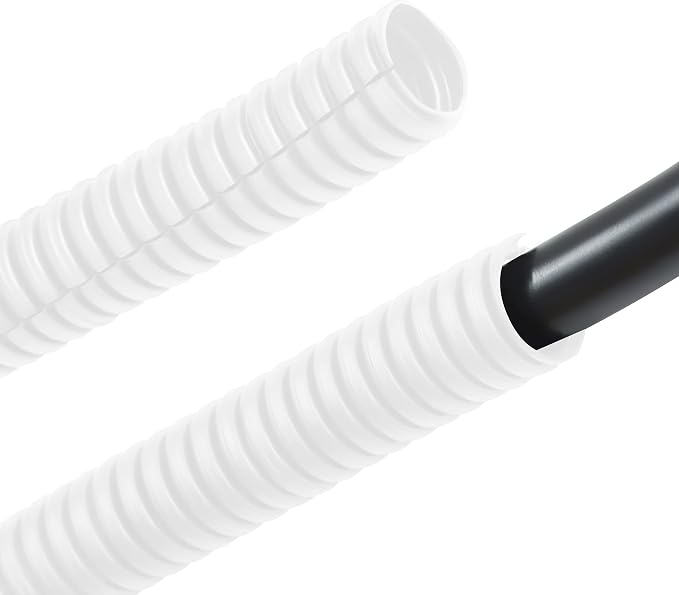 ZhiYo 20FT 1/4” Wire Loom Split Tubing Auto Wire Conduit Flexible Cover | High - Image 2