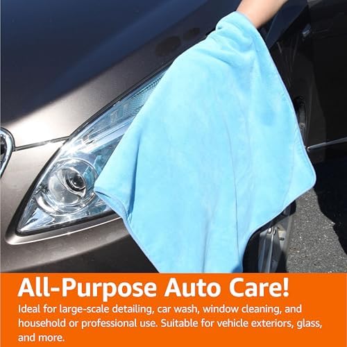 Amazon Basics Super Absorbent Microfiber Car Drying Towel, Scratch-Free - Image 6
