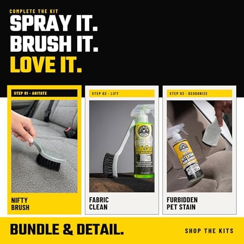 Chemical Guys, The Nifty Interior Detailing Brush, Soft Bristle, 2 Pack - Image 7