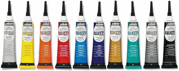 Pebeo Vitrea 160, 20 ml Tubes 0.67 fl oz by PEBEO