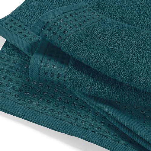 GLAMBURG Ultra Soft 3 Pack Cotton Towel Set, Contains a Bath Towel 28x55 inch - Image 2